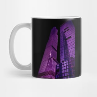 Purple Skyscrapers Manhattan New York City Mug